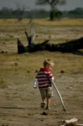 Family Walking Safari